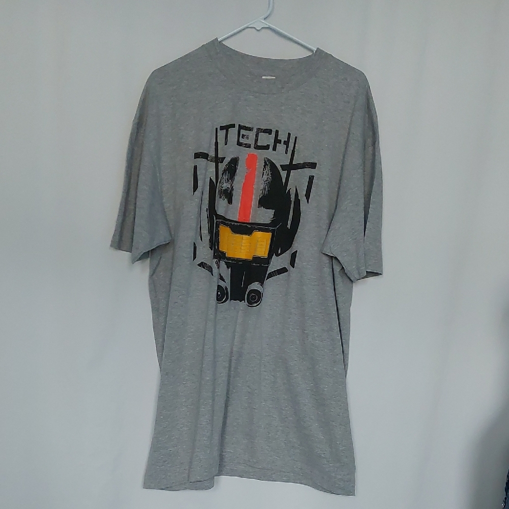 Star Wars Heather Gray Tee with Black Print Size XLT‎